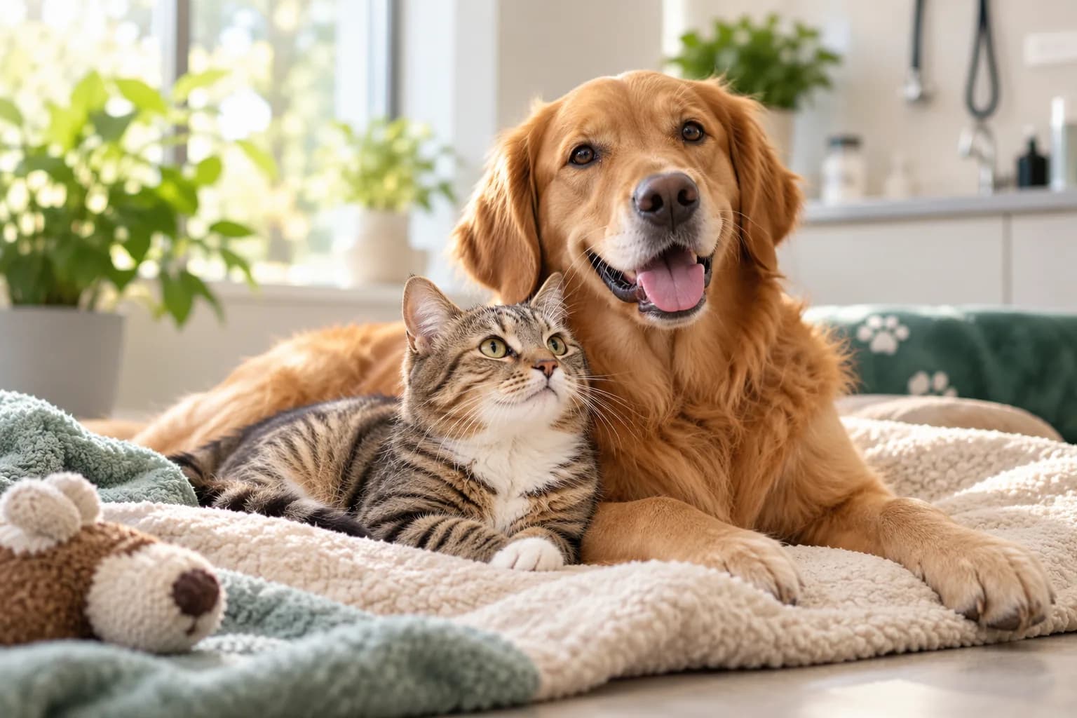 Dog and cat